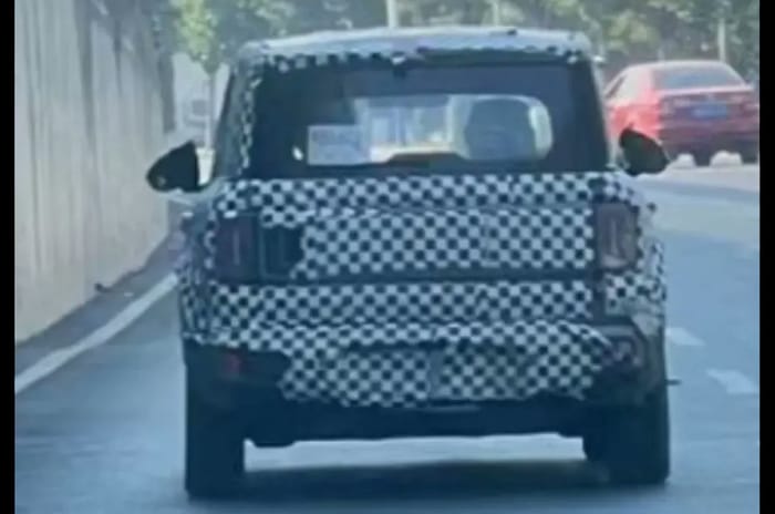 Baojun Yep Plus rear spied