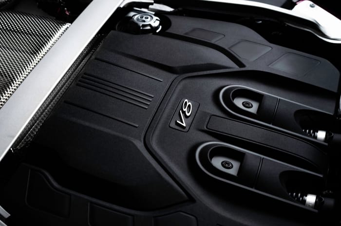 Bentley Continental GT Speed hybrid V8 engine