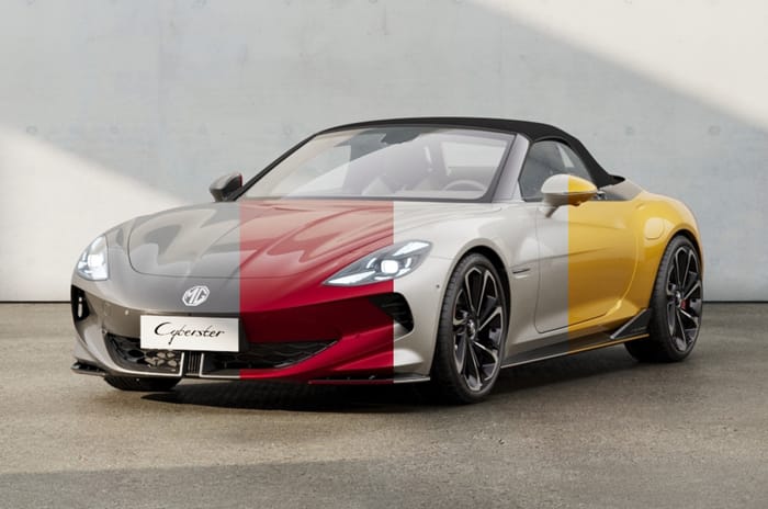 MG Cyberster colors MG Cyberster colors