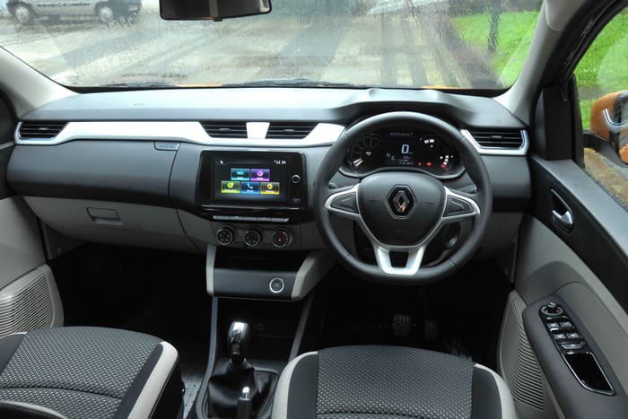 Renault Triber facelift spotted with redesigned fascia