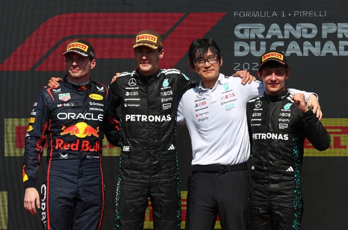 2025 F1 Canadian GP podium