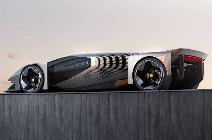 Ferrari F76 side profile left