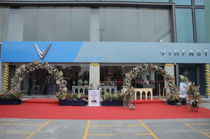 First VinFast India showroom launch in Surat