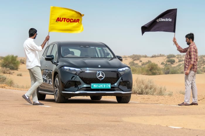 Guinness World Records Greatest Temperature Change Achieved by an Electric Production Car flag off in Rajasthan