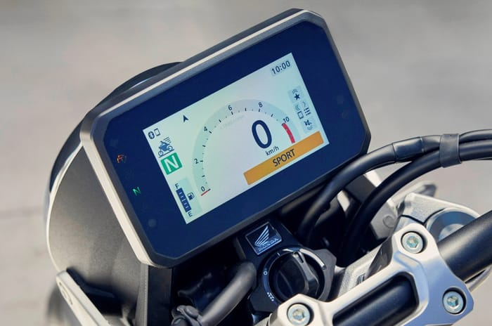Honda CB1000F TFT display
