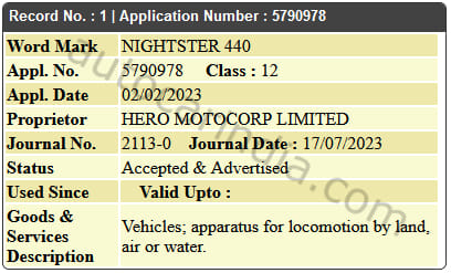 Is Harley-Davidson working on a Nightster 440?