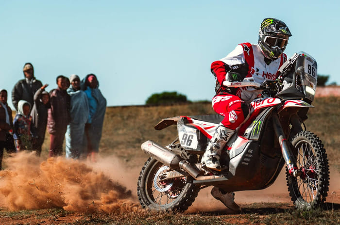 Tobias Ebster Hero MotoSports at 2025 South African Rally Tobias Ebster Hero MotoSports at 2025 South African Rally