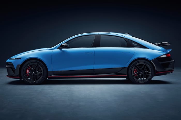 Hyundai Ioniq 6 N side profile Hyundai Ioniq 6 N side profile