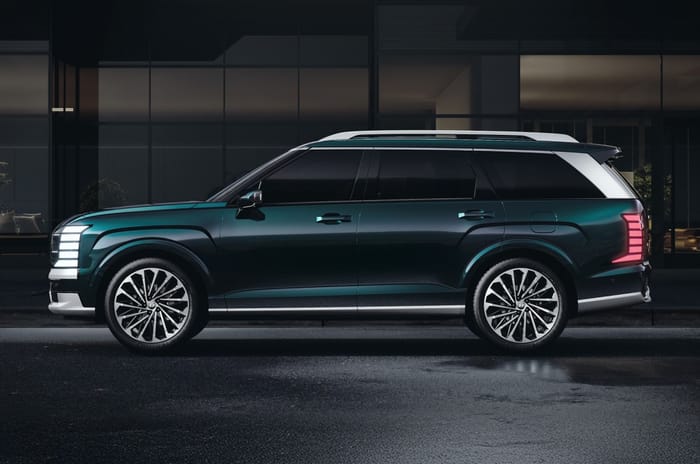 Hyundai Palisade side Hyundai Palisade side