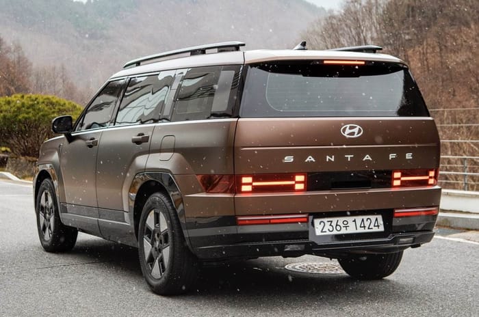 Hyundai Santa Fe rear static