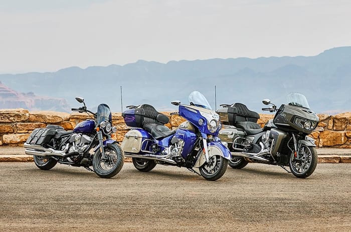 Indian Motorcycle cruiser line-up