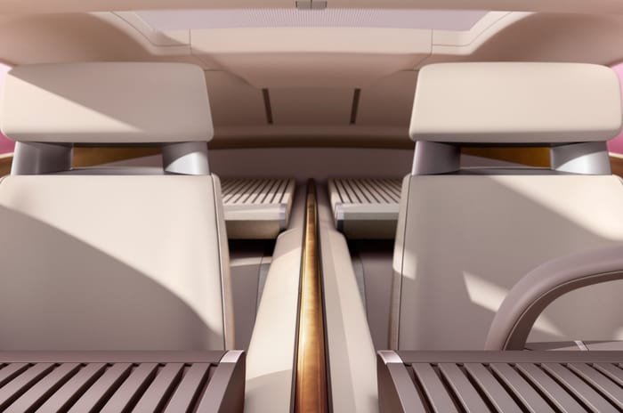 Jaguar Type 00 concept seats