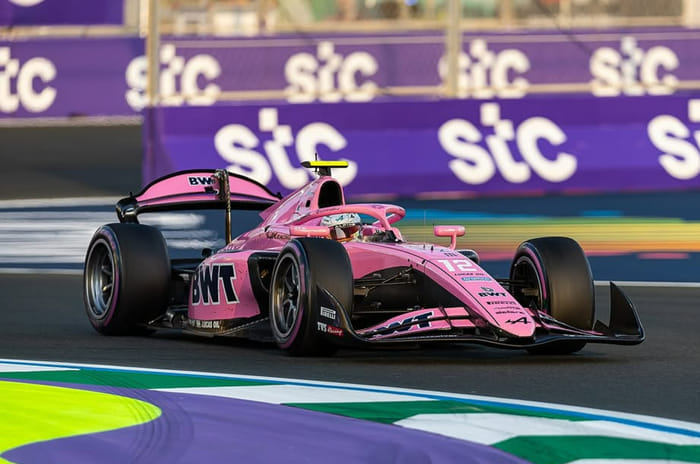 Kush Maini F2 Saudi Arabian GP sprint race