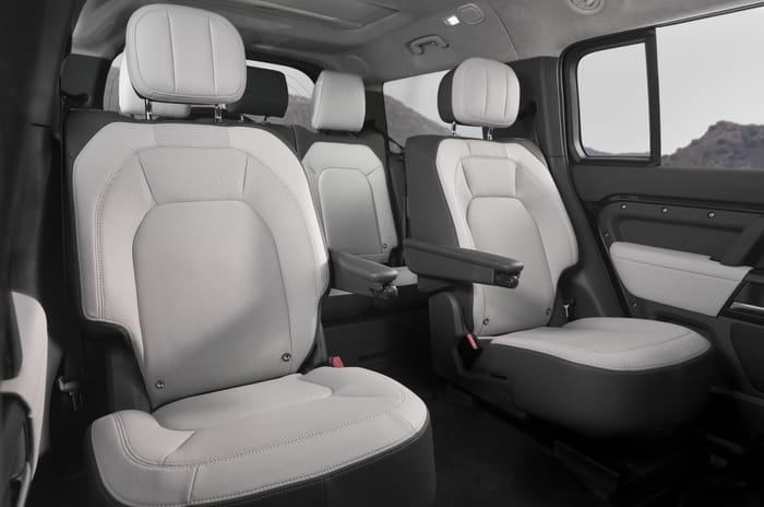 Updated Land Rover Defender revealed with captain chairs option