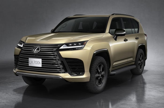 Lexus LX 700h revealed with petrol-hybrid powertrain