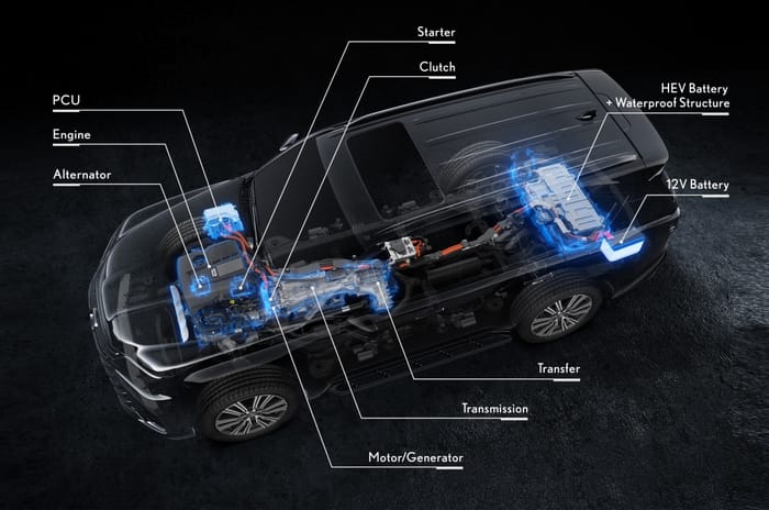 Lexus LX 700h revealed with petrol-hybrid powertrain