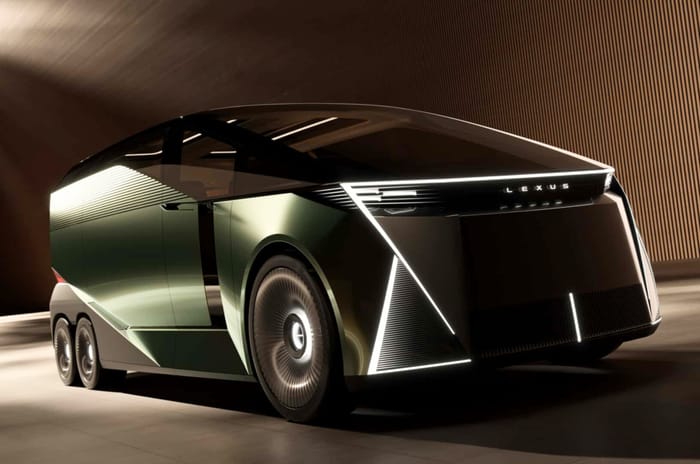 Lexus LS reinvented as luxury MPV and coupe SUV concepts