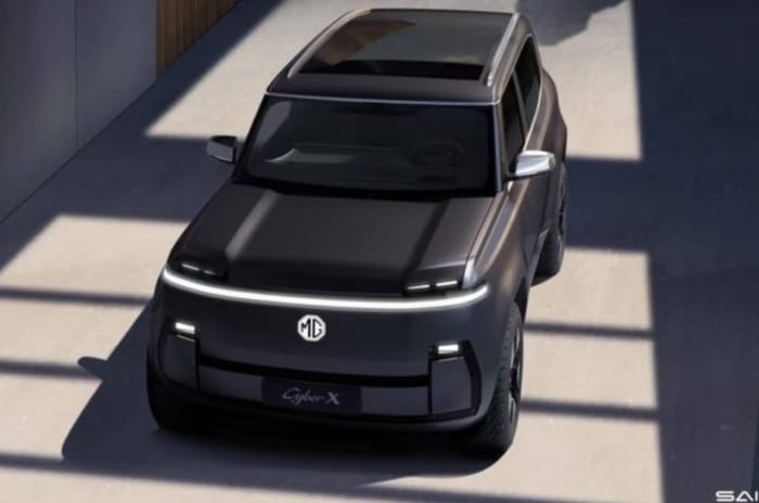 MG Cyber X front top MG Cyber X front top