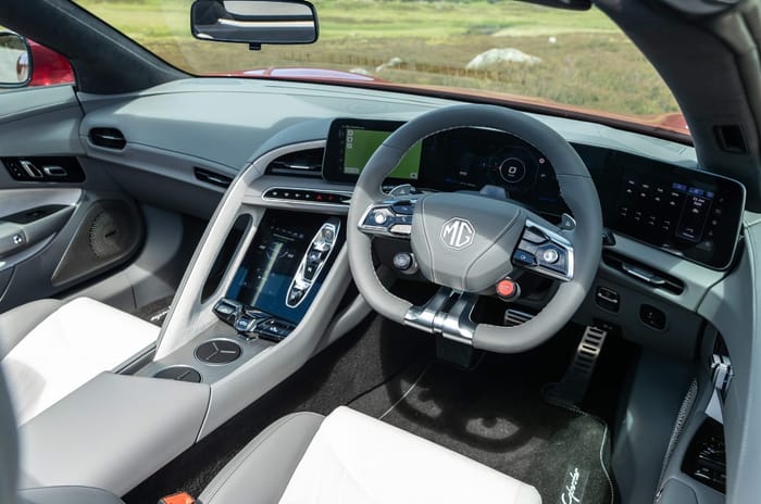 MG Cyberster interior
