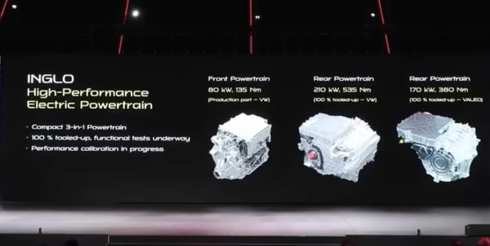 Mahindra BE.05 electric motors