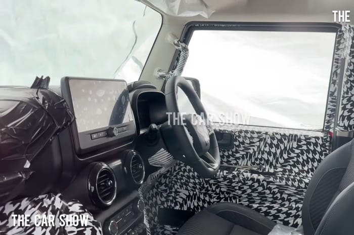 Mahindra Thar 5 door interior