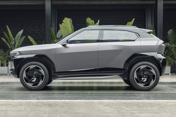 Mahindra Vision X side profile