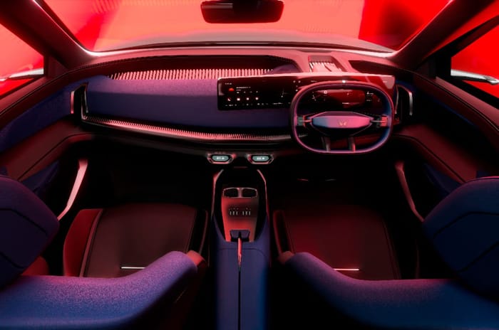 Mahindra Vision X concept SUV interior