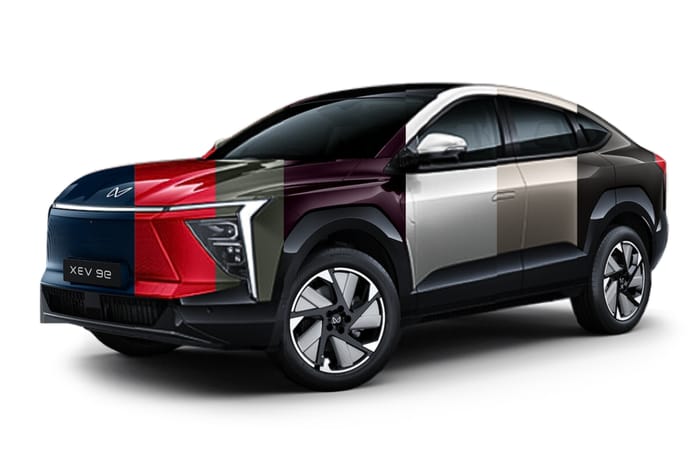 Mahindra XEV 9e colours