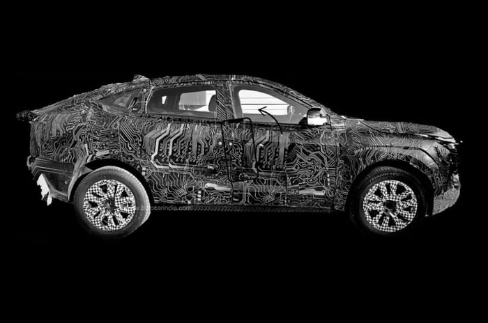 Mahindra XUV.e9 interior revealed in spy shot