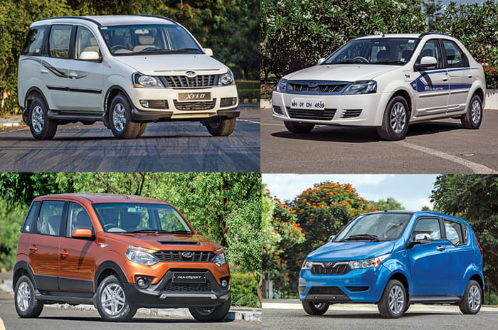 Mahindra Xylo, e-verito, e2o, NuvoSport