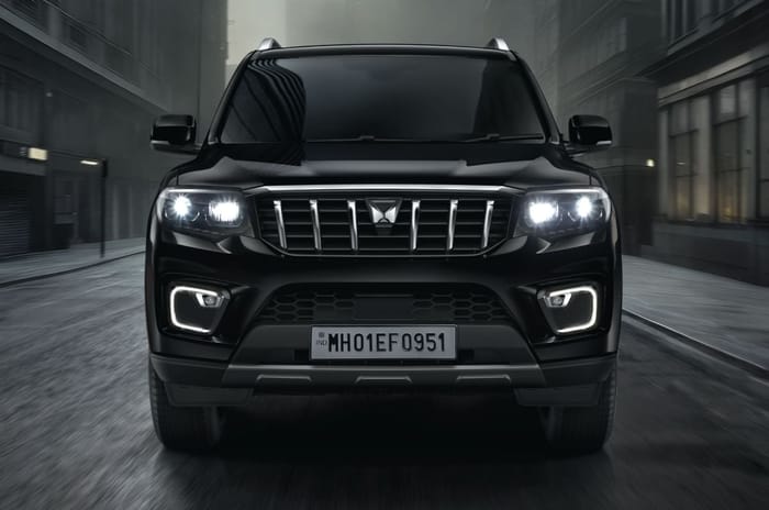 Mahindra Scorpio N with ADAS front static