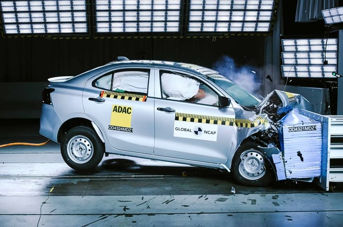 Maruti Dzire GNCAP crash test