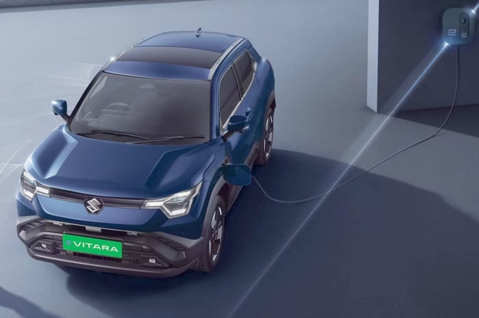 Maruti e Vitara charging
