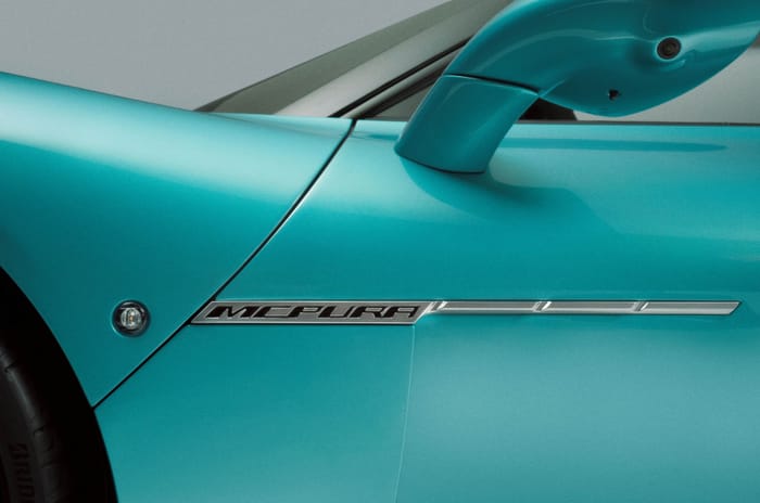 Maserati MCPura badge Maserati MCPura badge