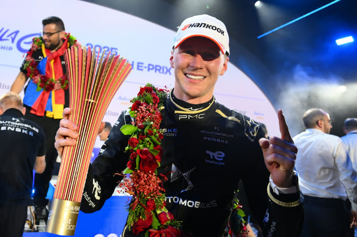 2025 Formula E Jeddah E-Prix winner Max Guenther