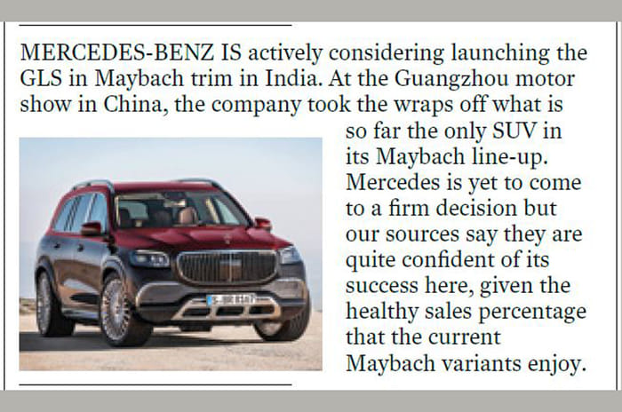 Mercedes-Benz evaluating Maybach GLS for India launch