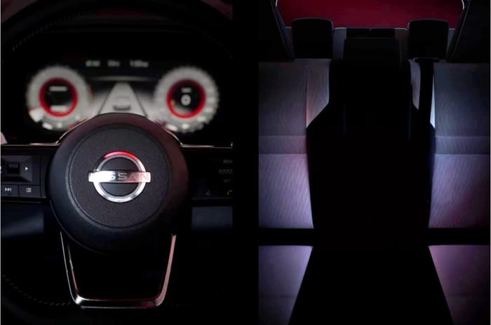 Nissan X-Trail third-row, steering, digital instrument cluster