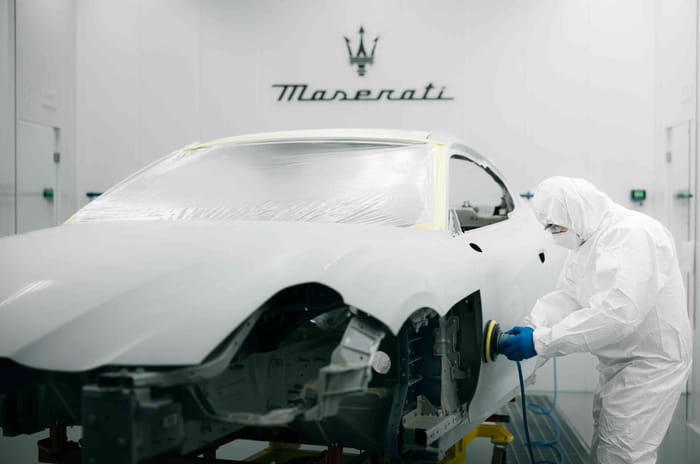 Officine Fuoriserie Maserati hand polish Officine Fuoriserie Maserati hand polish