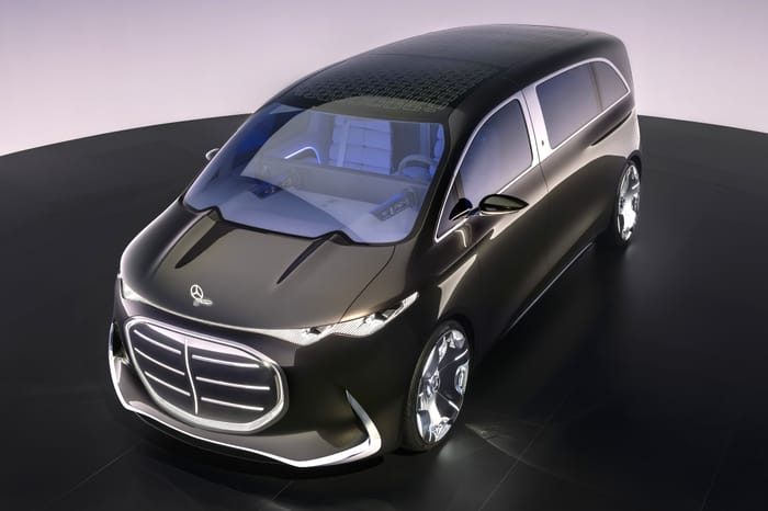 New Mercedes V Class previewed with Vision V electric MPV concept
