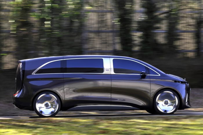 New Mercedes V Class previewed with Vision V electric MPV concept
