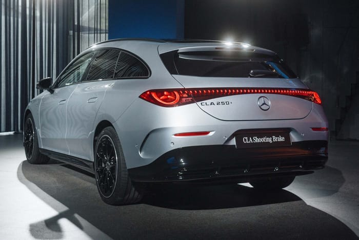 Mercedes CLA Shooting Brake debuts as brand's first electric estate