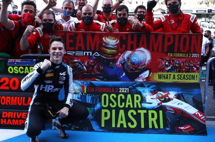 Daruvala wins in Abu Dhabi as Piastri seals 2021 F2 title