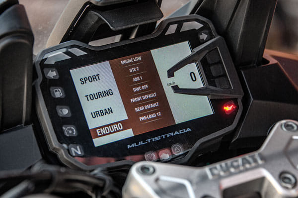 2017 Ducati Multistrada Enduro v Triumph Tiger Explorer XC comparison