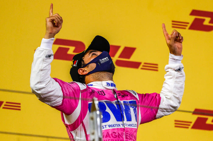 F1 2020: Perez takes emotional Sakhir GP win as Russell suffers puncture