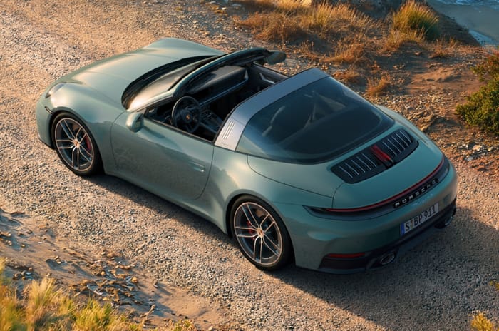 Porsche 911 Carrera 4S Targa rear Porsche 911 Carrera 4S Targa rear