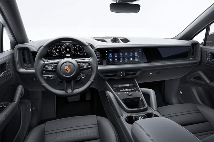 Porsche Cayenne Black Edition interior