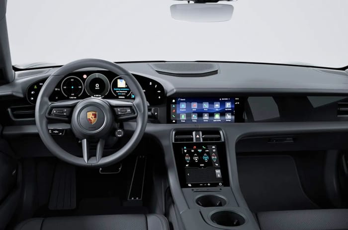 Porsche Taycan 4S Black Edition interior