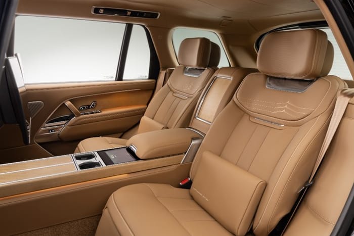 Range Rover SV Ranthambore Edition front seats