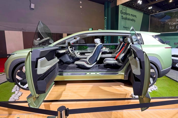 Skoda Vision 7S production-spec India launch in 2027