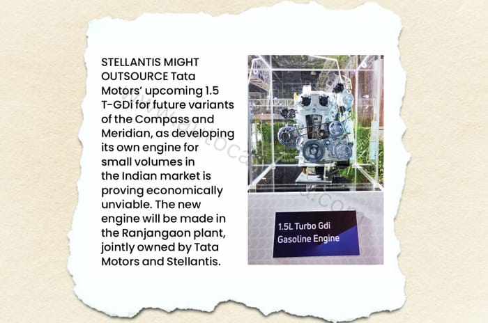 Tata 1.5 T-GDi engine could be used by Stellantis